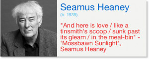 Seamus Heaney’s Nobel Lecture