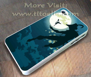 Home Page Phone Case iPod Case Peter Pan Moon Phone Cases