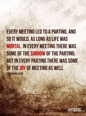 Clockwork princess quote- I love the infernal devices :)