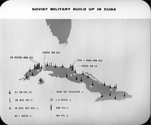 Soviet military sites in Cuba, 1962. [A]