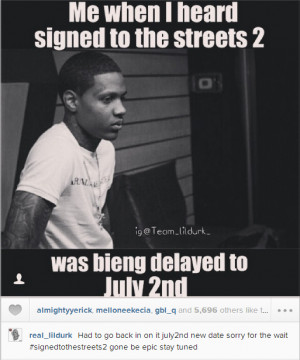 Lil Durk's STTS 2 MIXTAPE DELAYED