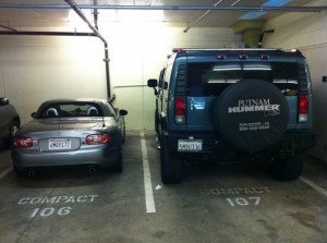 Does bigger always mean safer on the road? (Photograph by Ethan Prater ...