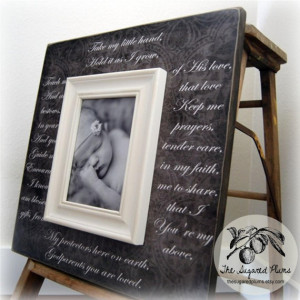 GODPARENTS GIFT For Godparents Personalized Custom Picture Frame 16x16 ...