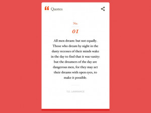 Quotes for Android App UI