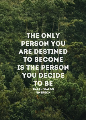 ... most of us leave or look to others to become all that we desire to be