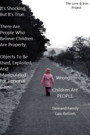 ... breaks my heart when I hear or see these situations. Let your child be