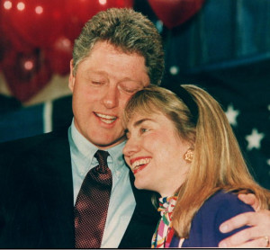 The Clintons through the years