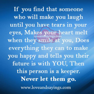 Who will Make you laugh until you have tears in your eyes