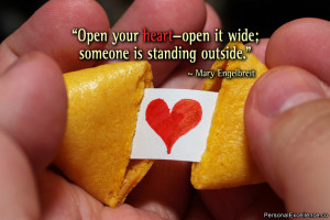Open your heart—open it wide; someone is standing outside.” ~ Mary ...