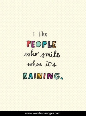 Happy Quotes About Rainy Days