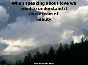 ... it as a dream of beauty - Marsilio Ficino Quotes - StatusMind.com