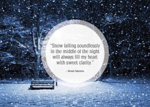 Great Quotes About Snow