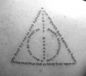 Deathly Hallows Quote Tattoo