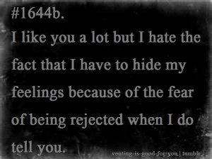 Im Hiding My Feelings Quotes