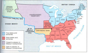Missouri Compromise Map
