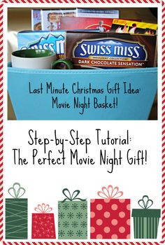 How to Create The Perfect Movie Night Gift Basket! It's easy ...