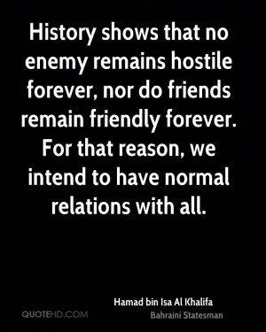 Hamad bin Isa Al Khalifa History Quotes