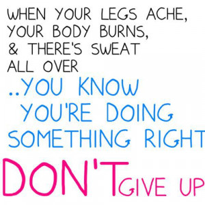 Don't give up