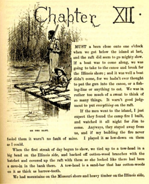 ... format with illustrations the adventures of huckleberry finn