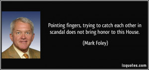 Pointing fingers, trying to catch each other in scandal does not bring ...