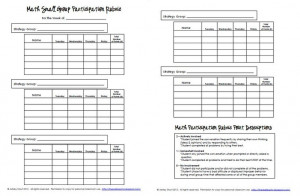 FREE Math Small Group Participation Grading Sheet & Rubric from ...