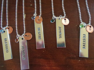 Handstamped Jewelry Jewelry with Quotes, Jewelry, Custom Quotes ...