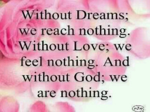 am nothing without GOD!