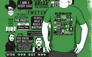 The IT Crowd Quotes Shirt by Tom Trager