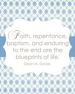 Lds Quotes On Baptism Free lds printablei loved
