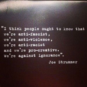 Joe Strummer - Verrr cool Strummer.