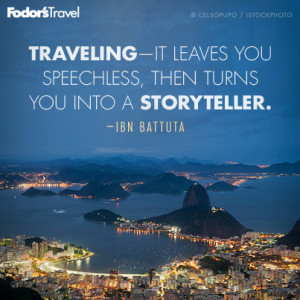 Travel Quote of the Week: On the Stories of Travel