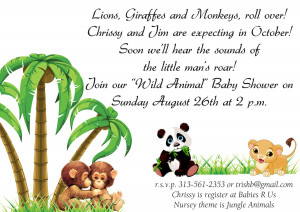 Jungle Baby Shower Quotes http://www.etsy.com/listing/103144393/baby ...