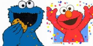 cookie monster nd elmo Image