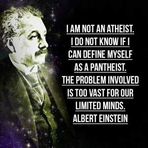 albert einstein quote not atheist not agnostic