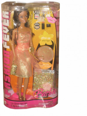 Barbie Fashion Fever 2006 Mackie Makeup Chic Eyelashes AA Doll African ...