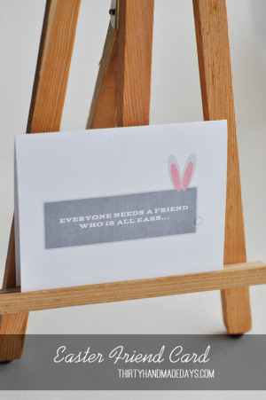 Easter Treat Printable + Blog Hop