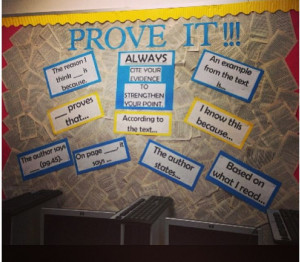 High School Bulletin Board (things to remember when writing literary ...