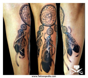 Dreamcatcher Tattoos With Quotes Dreamcatcher Eagle Tattoo 2
