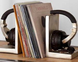 Headphone Bookends look better than they sound
