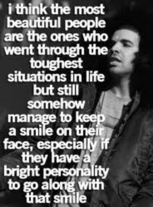 Beautiful People Quote from Drake
