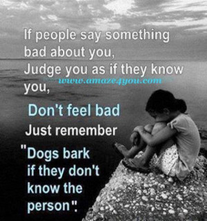 When people talk about you