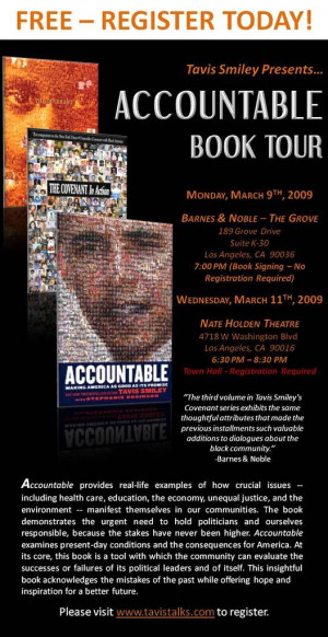 Tavis Smiley ACCOUNTABLE Tour in Los Angeles - THIS WEEK!