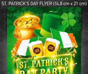 St. Patrick's Day Flyer Vol.3, PSD Template