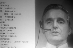 Douglas Engelbart during his 1968 demonstration