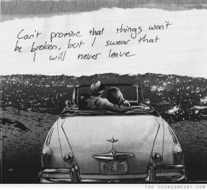 Can't promise that things won't be broken but I swear that I will ...