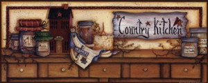 country kitchen posters and art prints title country kitchen shelf