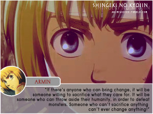 Attack On Titan Armin Arlert Quotes