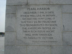 wwii memorial roosevelt quote