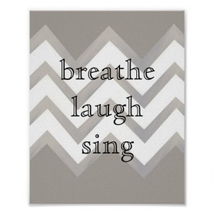 Chevron Pattern With Quote