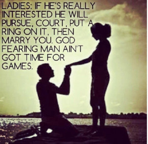 Put a ring on it!!!! Real men